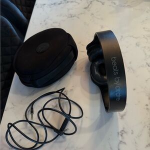 SOLD Beats by Dre Silver and Black Headphones